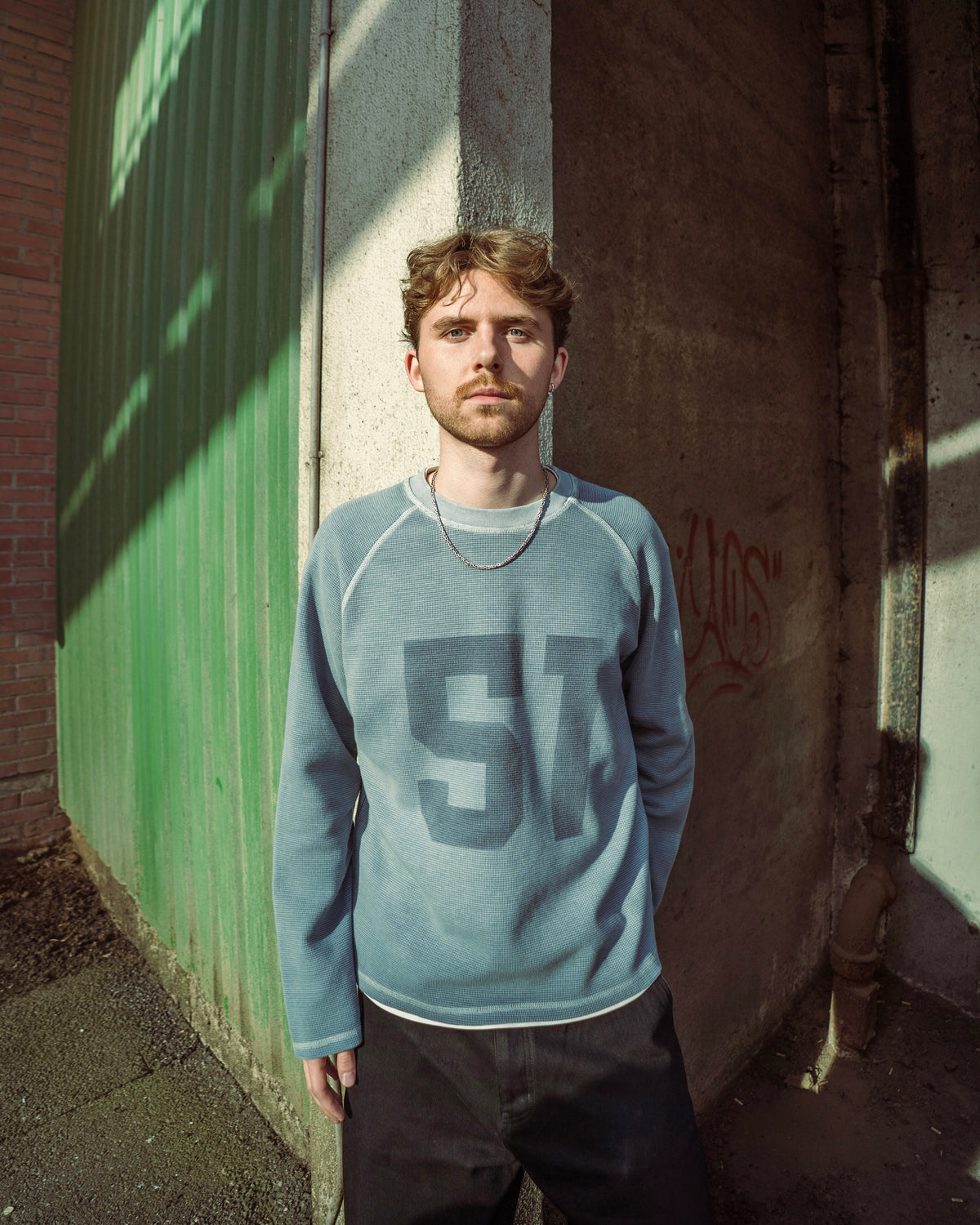 College Waffle Longsleeve